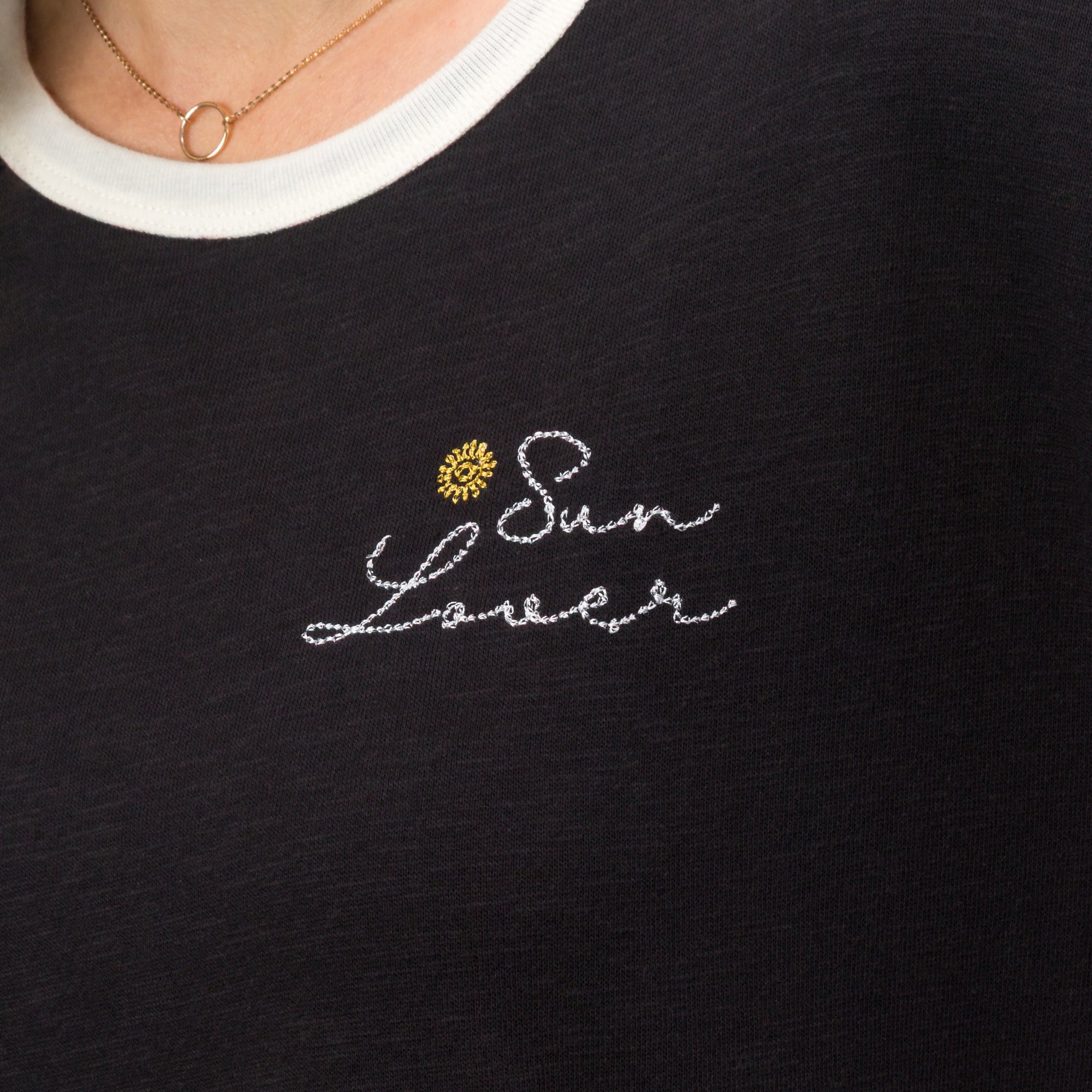 Sun Lover Ringer Tee - Image 3